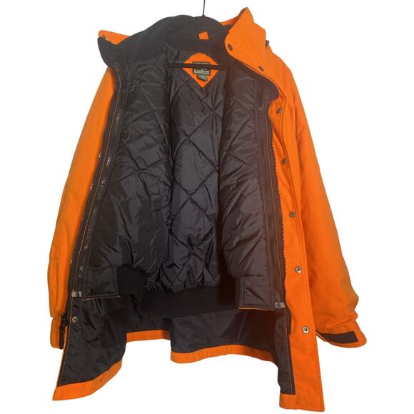 Gander Mountain Guide Series Jacket Mens M Blaze Orange Insulated Heavy Hunting - Picture 12 of 16